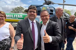 Rafael Fonteles e Dr. Hélio (Foto: Ascom MDB)