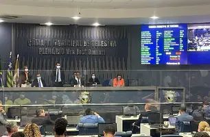 Sessão na Câmara Municipal de Teresina (Foto: Naiane Feitosa / Conecta Piauí)