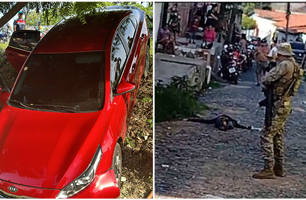 Suspeito de assalto morre após troca de tiros com a polícia em Teresina (Foto: Reprodução)