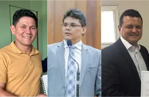 Veim da Fretraf, Oliveira Neto e Oliveira Júnior (Foto: Reprodução)