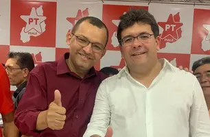 Vereador Ramiro Saraiva e governador Rafael Fonteles (Foto: Reprodução)