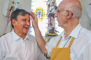 Wellington e padre Lancellotti (Foto: Reprodução/Redes Sociais)