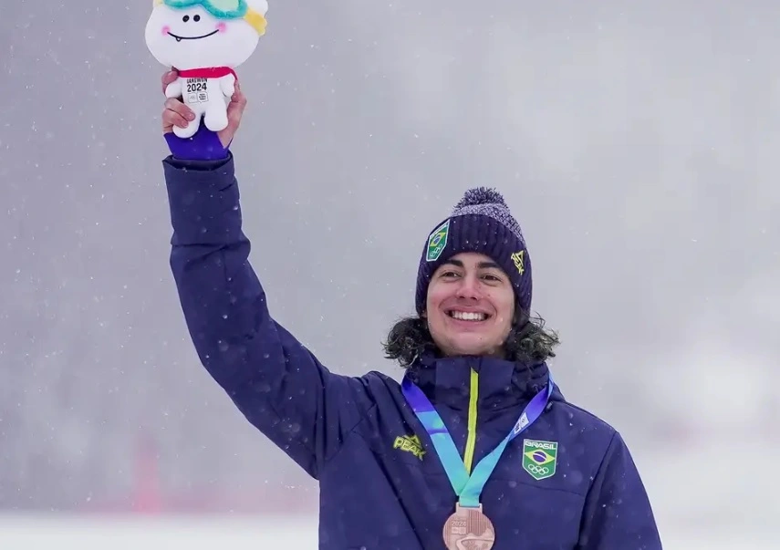 Zion ganha medalha inédita em Jogos Olímpicos de Inverno