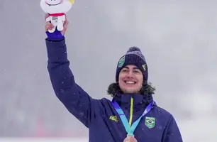 Zion ganha medalha inédita em Jogos Olímpicos de Inverno (Foto: Marina Ziehe)