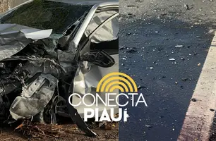 Acidente em Teresina (Foto: Conecta Piauí)