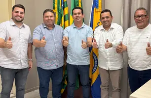 Admaelton recebe apoio do prefeito reeleito de Caxingó para a presidência da APPM (Foto: Reprodução)