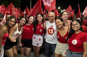 Agamenon reúne diversos apoiadores durante arrastão em Ribeiro Gonçalves (Foto: Conecta Piauí)