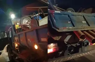 Águas de Teresina destrói fiação e deixa morador sem energia na zona Norte de Teresina (Foto: Reprodução)