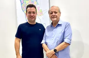 Alan Brandão e Silvio Mendes se reúnem para discutir o Orçamento 2025 de Teresina (Foto: Reprodução)