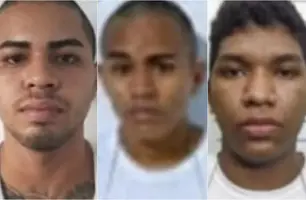 Alan Francisco da Conceição, Matheus dos Santos Nascimento e Thiago Florêncio da Silva (Foto: Reprodução)