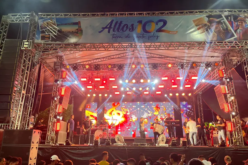Altos comemora 102 anos com grandes shows e festa histórica