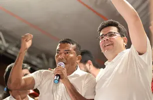 Aluizio Vaz e Rafael Fonteles (Foto: Ascom/Aluizio Vaz)