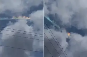 'Arco-íris de fogo': entenda fenômeno raro visto no céu do Piauí (Foto: Reprodução)