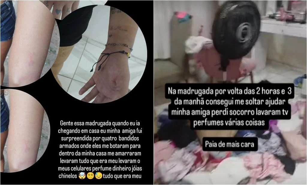 Blogueira que pegou 'pira' na prisão diz que foi assaltada em Teresina