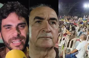 Candidatos a Prefeito de Floriano honram procissão de São Francisco de Assis (Foto: Conecta Piauí)