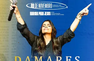 Cantora gospel Damares é confirmada na Marcha para Jesus de Parnarama (Foto: Reprodução)