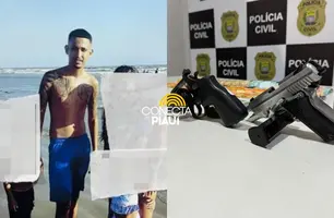 ‘Cara de Mau’ usa esposa e filhos como escudo para fugir de operação em Teresina (Foto: Divulgação/Polícia Civil)