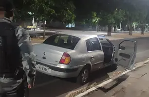 Carro de idosa assassinada por namorado é achado abandonado na zona Norte de Teresina (Foto: Reprodução)