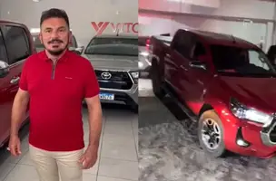 CE: Prefeito  aposta três Hilux em eleição de sucessor e perde carros (Foto: Reprodução)