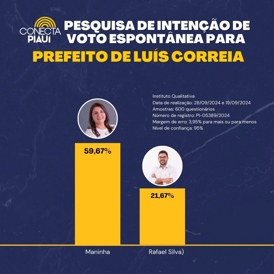 Cenário de pesquisa espontânea para Luís Correia