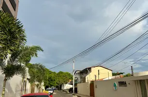 Céu parcialmente nublado em Teresina (Foto: Pedro Melo/Conecta Piauí)