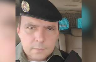 Coronel suspeito de estuprar criança é conduzido ao comando-geral em Teresina (Foto: Reprodução)