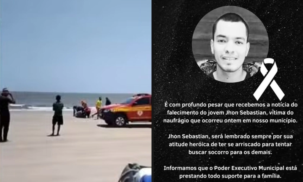 Corpo de turista colombiano vítima de naufrágio é encontrado no Delta do Parnaíba