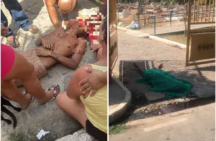 Coveiro foi morto a tiros em frente a cemitério (Foto: Reprodução)