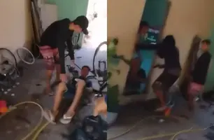Criminosos invadem casa, ameaçam familiares e atiram contra jovem em Teresina (Foto: Reprodução)