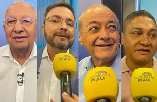 Debate eleitoral com candidatos à Prefeitura de Teresina (Foto: Alessandra Fonseca/Conecta Piauí)