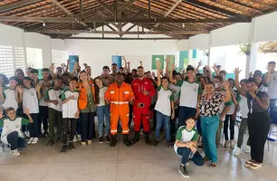 Defesa Civil e Corpo de Bombeiros Militar realizam capacitação em primeiros socorros em cinco escolas da rede pública estadual (Foto: Reprodução)