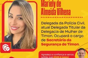 Delegada da Mulher de Timon será secretária na gestão Rafael (Foto: Reprodução)