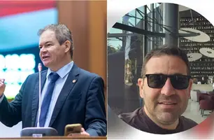 Deputado Rafael e Macel Almeida, respectivamente (Foto: Reprodução)