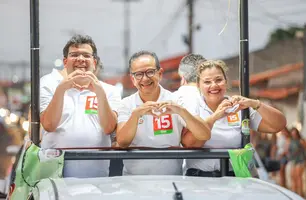 Dr. Hélio lidera maior carreata da história de Parnaíba (Foto: Reprodução)