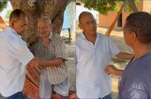 Dr. Zé Luís mostra humildade e agradece eleitores em Baixa Grande do Ribeiro (Foto: Reprodução)