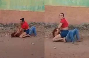 'É rapariga do meu marido': mulher ataca suposta amante de companheiro em Timon (Foto: Reprodução)