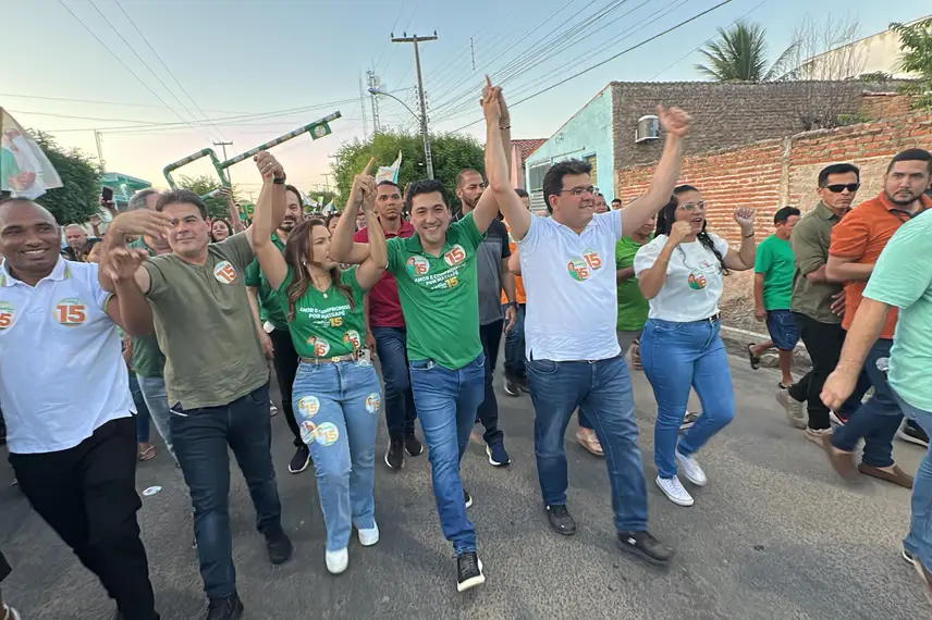 Em Massapê do Piauí, Dr. Wilton realiza grande evento ao lado de Rafael Fonteles