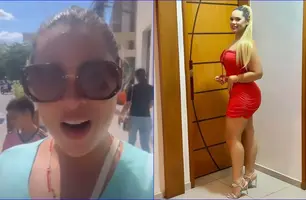 Enfermeira sofre assédio enquanto grava vídeo no Centro de Teresina (Foto: Reprodução)