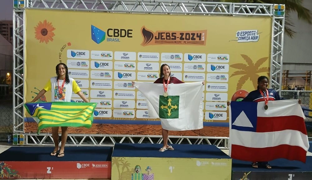 Estudantes piauienses conquistam quatro medalhas nos Jogos Escolares em Recife