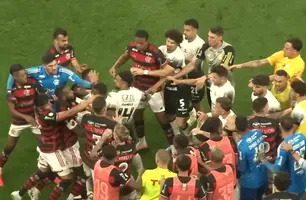 Flamengo x Corinthians (Foto: Reprodução)