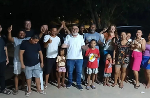 Geraldo Carvalho defende saneamento básico em reunião no bairro Mafrense (Foto: Divulgação)