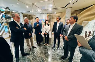 Governador apresenta potencial do Piauí para grupos empresariais na China (Foto: Reprodução)