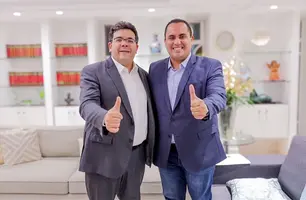 Governador Rafael Fonteles e deputado Georgiano Neto (Foto: Reprodução)