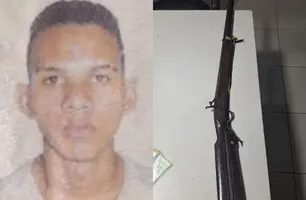 Homem ameaça idoso com espingarda e agride esposa em Curralinhos (Foto: Reprodução)