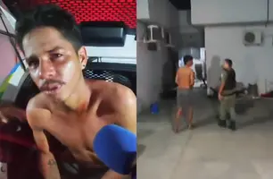 Homem é preso após agredir mãe, esposa e filho na zona Sul de Teresina (Foto: Conecta Piauí)