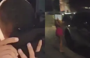 Homem é preso por agredir menor grávida e torturá-la com cigarro e estilete em THE (Foto: Repórter 12/Conecta Piauí)