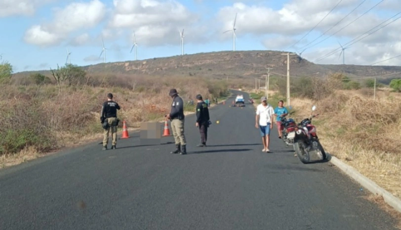Idoso tem braço decepado e morre em acidente envolvendo carro e moto no Piauí