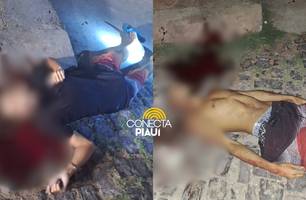 Igor Vinícius de Sousa, de 20 anos, executado a tiros, e Carlos Henrique Ribeiro da Costa, de 17 anos, baleado (Foto: Reprodução)