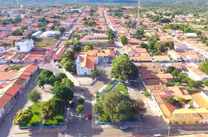 Imagem aérea de Inhuma (Foto: Reprodução)