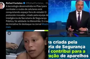 Iniciativa do Piauí no combate ao roubo de celulares recebe destaque na Globo (Foto: Reprodução)